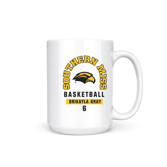 Southern Miss - NCAA Women's Basketball : Brikayla Gray - Coffee Mug-0