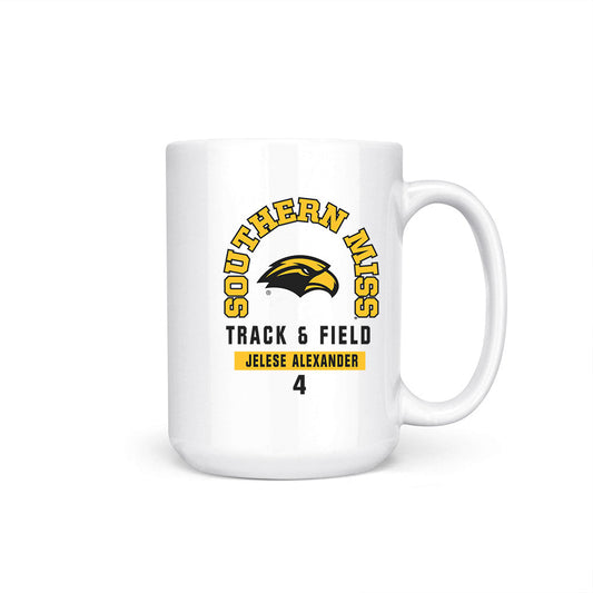 Southern Miss - NCAA Women's Track & Field : Jelese Alexander - Coffee Mug-0