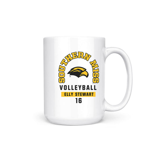 Southern Miss - NCAA Women's Volleyball : Elly Stewart - Coffee Mug-0