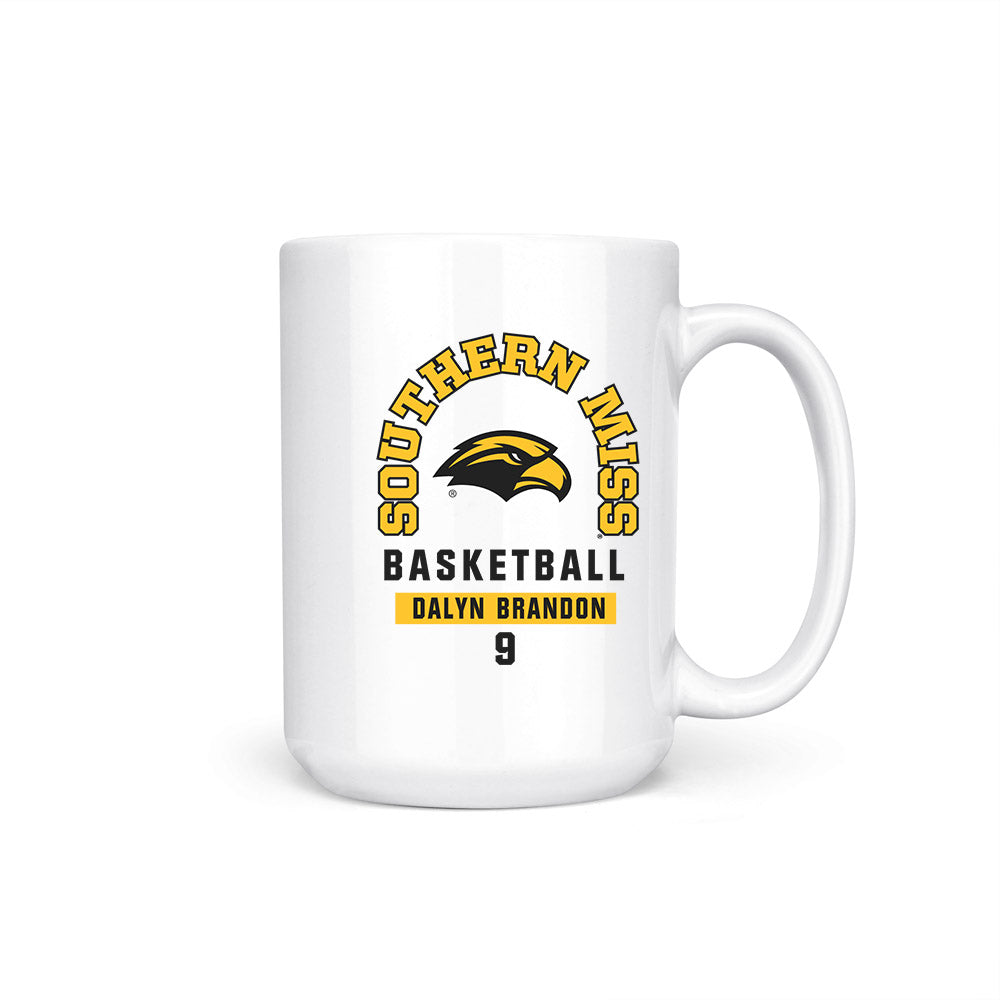 Southern Miss - NCAA Men's Basketball : Dalyn Brandon - Coffee Mug-0