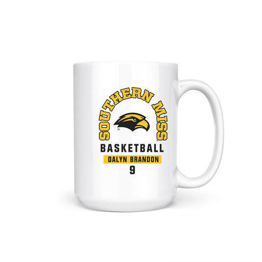 Southern Miss - NCAA Men's Basketball : Dalyn Brandon - Coffee Mug-0