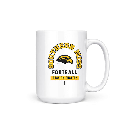 Southern Miss - NCAA Football : Braylon Braxton - Coffee Mug-0