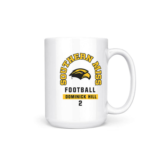 Southern Miss - NCAA Football : Dominick Hill - Coffee Mug-0