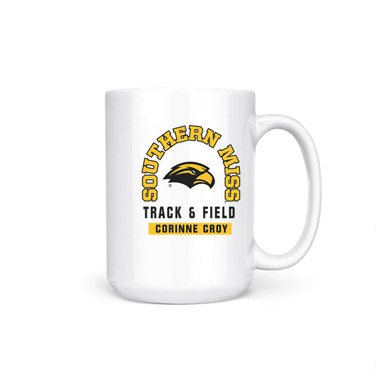 Southern Miss - NCAA Women's Track & Field : Corinne Croy - Coffee Mug-0
