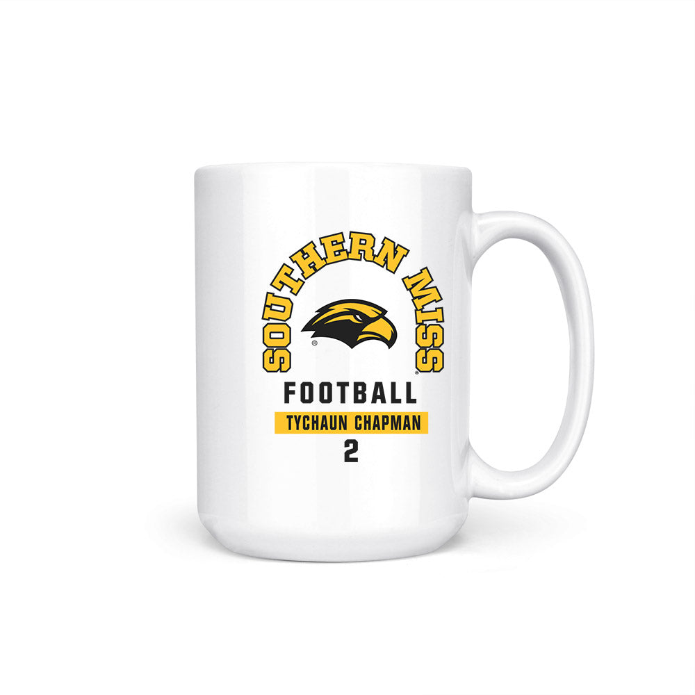 Southern Miss - NCAA Football : TyChaun Chapman - Coffee Mug-0