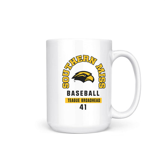 Southern Miss - NCAA Baseball : Teague Broadhead - Coffee Mug-0