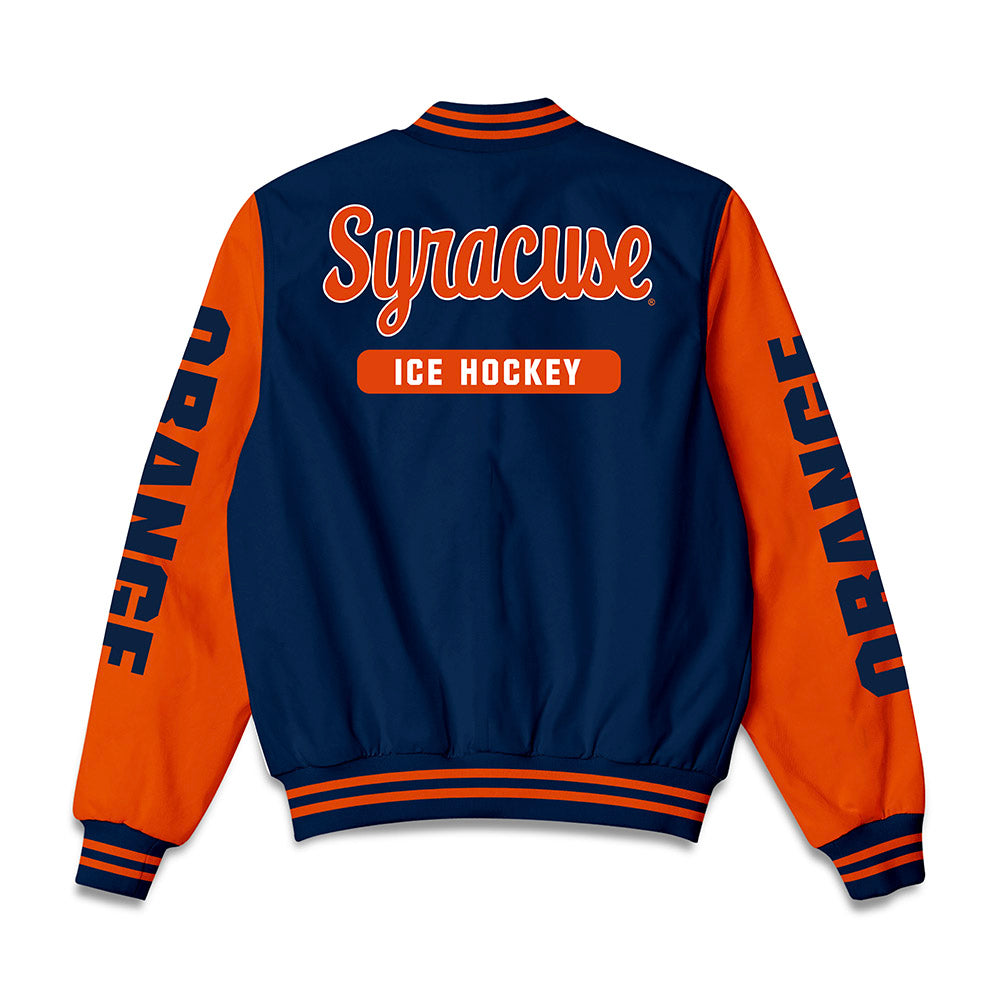 Syracuse - NCAA Women's Ice Hockey : Peyton Armstrong - Bomber Jacket-1