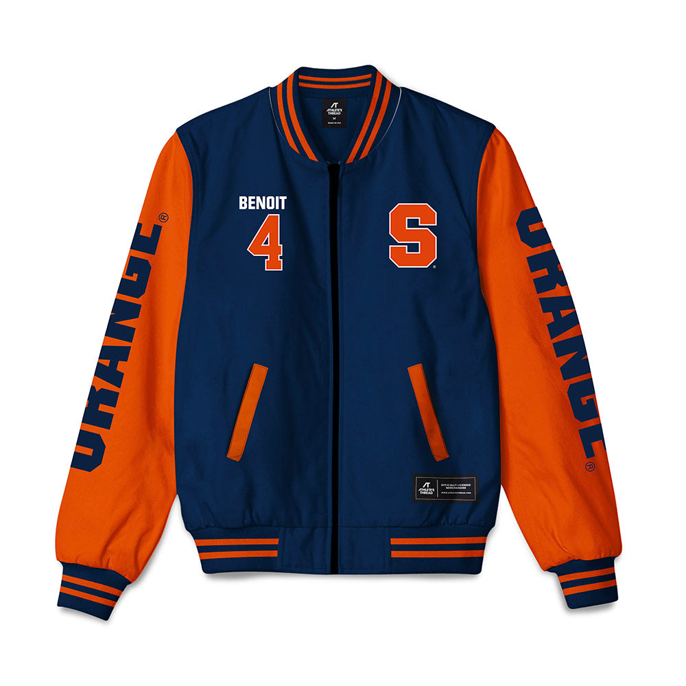 Syracuse - NCAA Women's Lacrosse : Kaci Benoit - Bomber Jacket-0