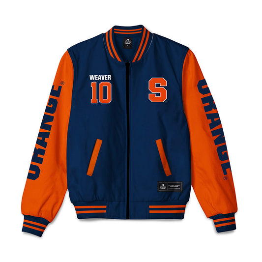 Syracuse - NCAA Softball : Grace Weaver - Bomber Jacket-0