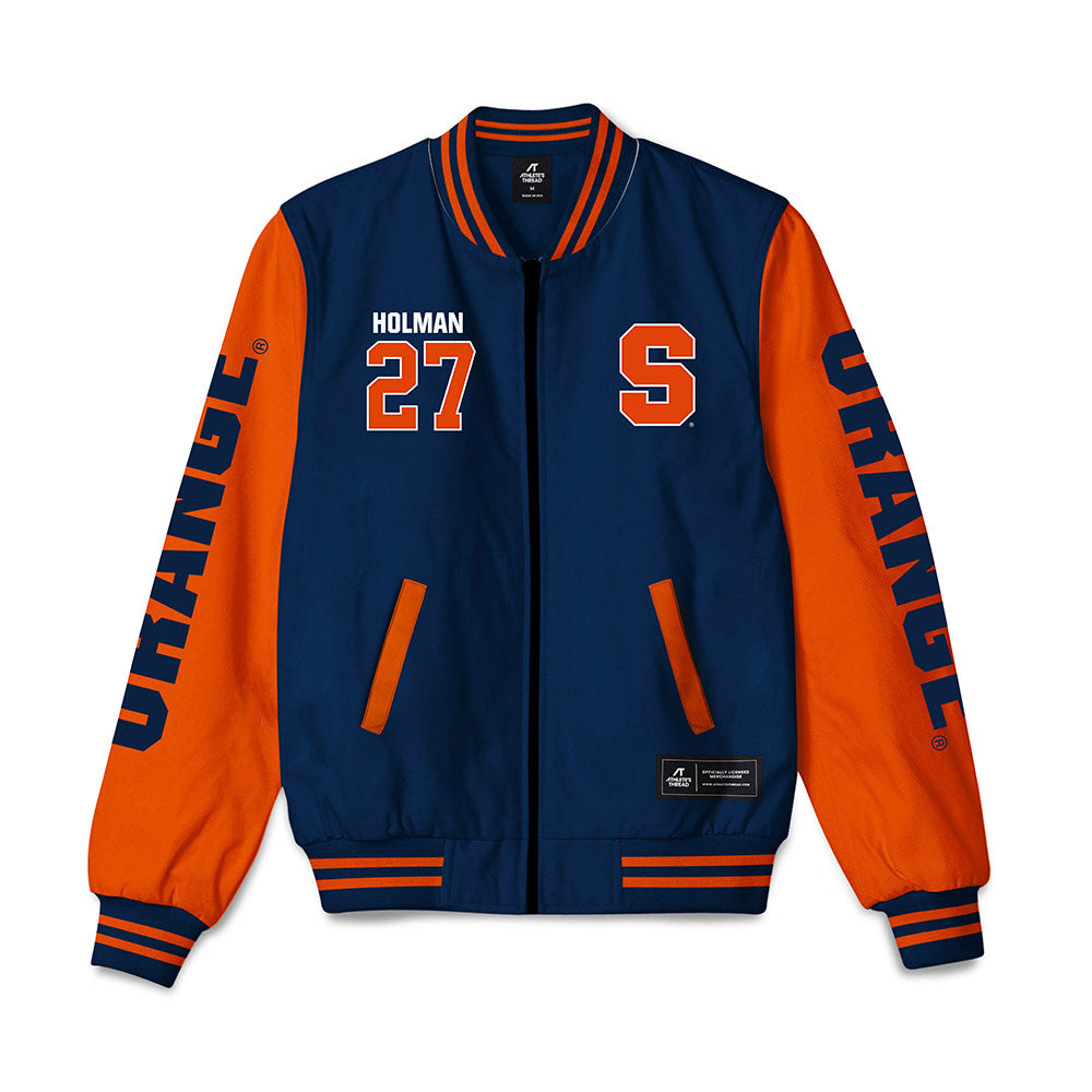 Syracuse - NCAA Men's Soccer : Garrett Holman - Bomber Jacket
