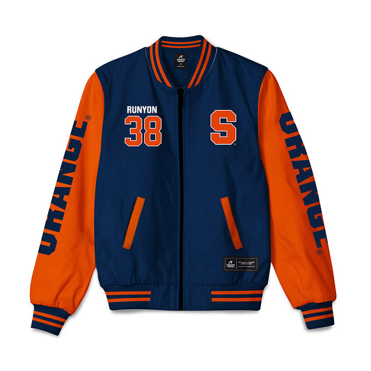 Syracuse - NCAA Football : Max Runyon - Bomber Jacket