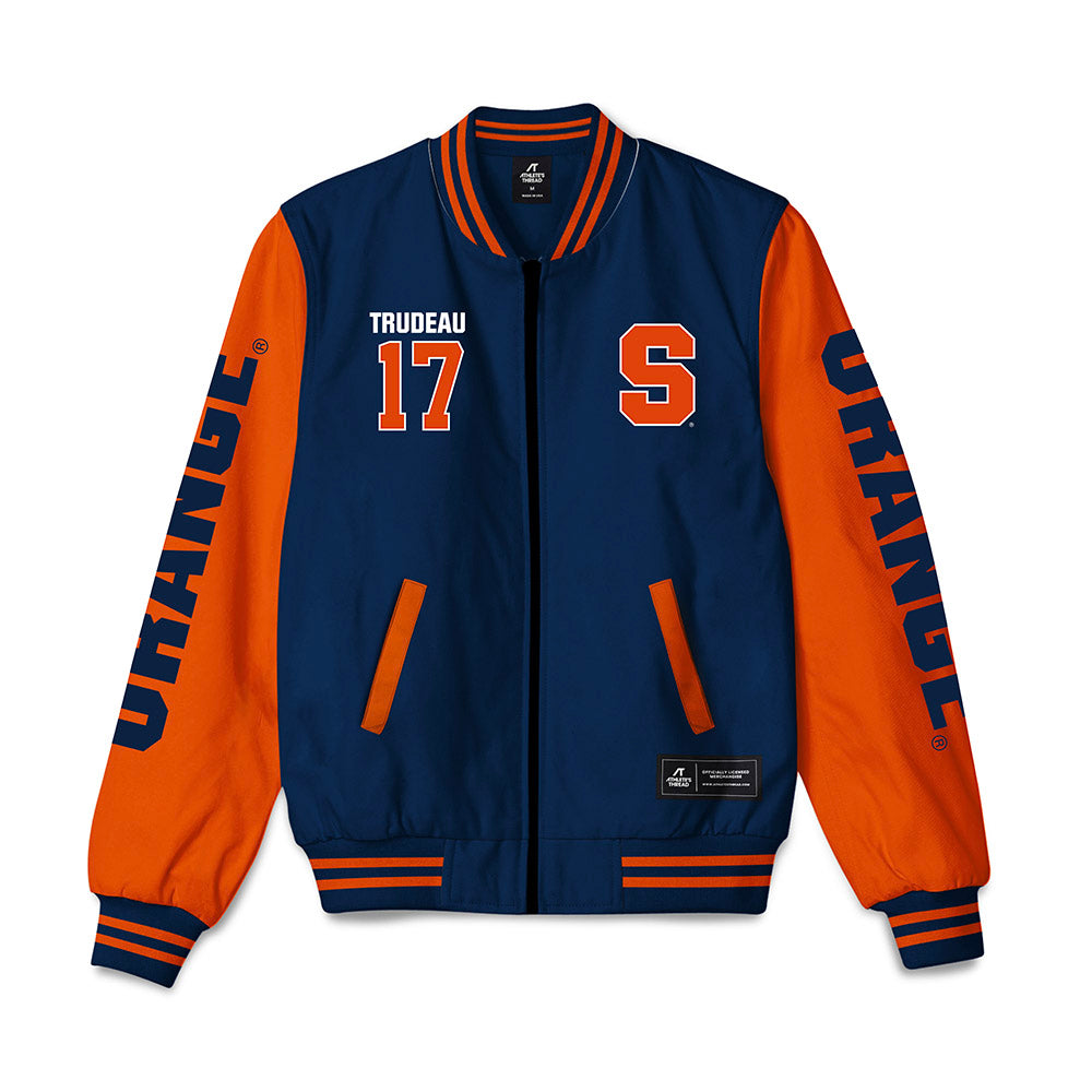Syracuse - NCAA Women's Ice Hockey : Haley Trudeau - Bomber Jacket-0
