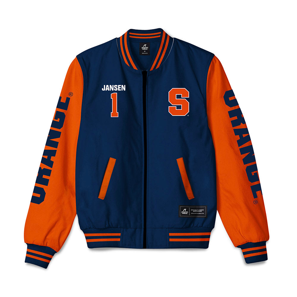 Syracuse - NCAA Men's Soccer : Kyle Jansen - Bomber Jacket-0