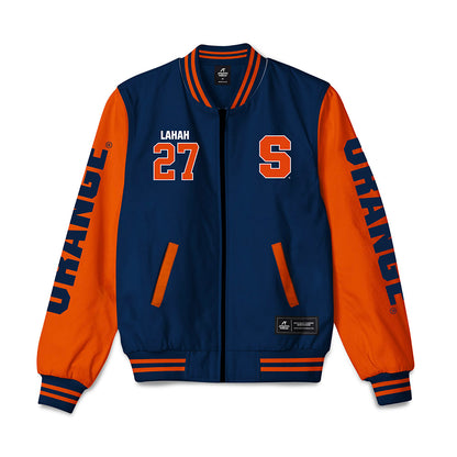 Syracuse - NCAA Women's Lacrosse : Izzy Lahah - Bomber Jacket-0