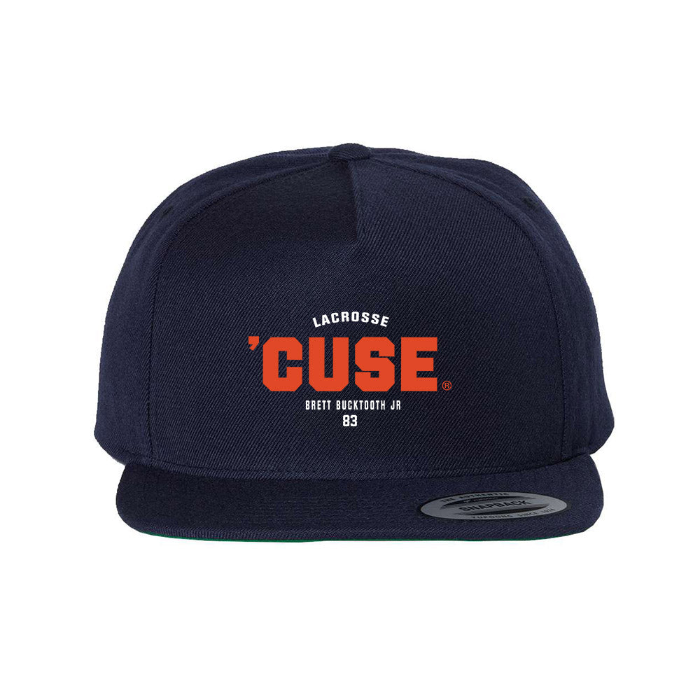 Syracuse - NCAA Men's Lacrosse : Brett Bucktooth Jr - Snapback Hat