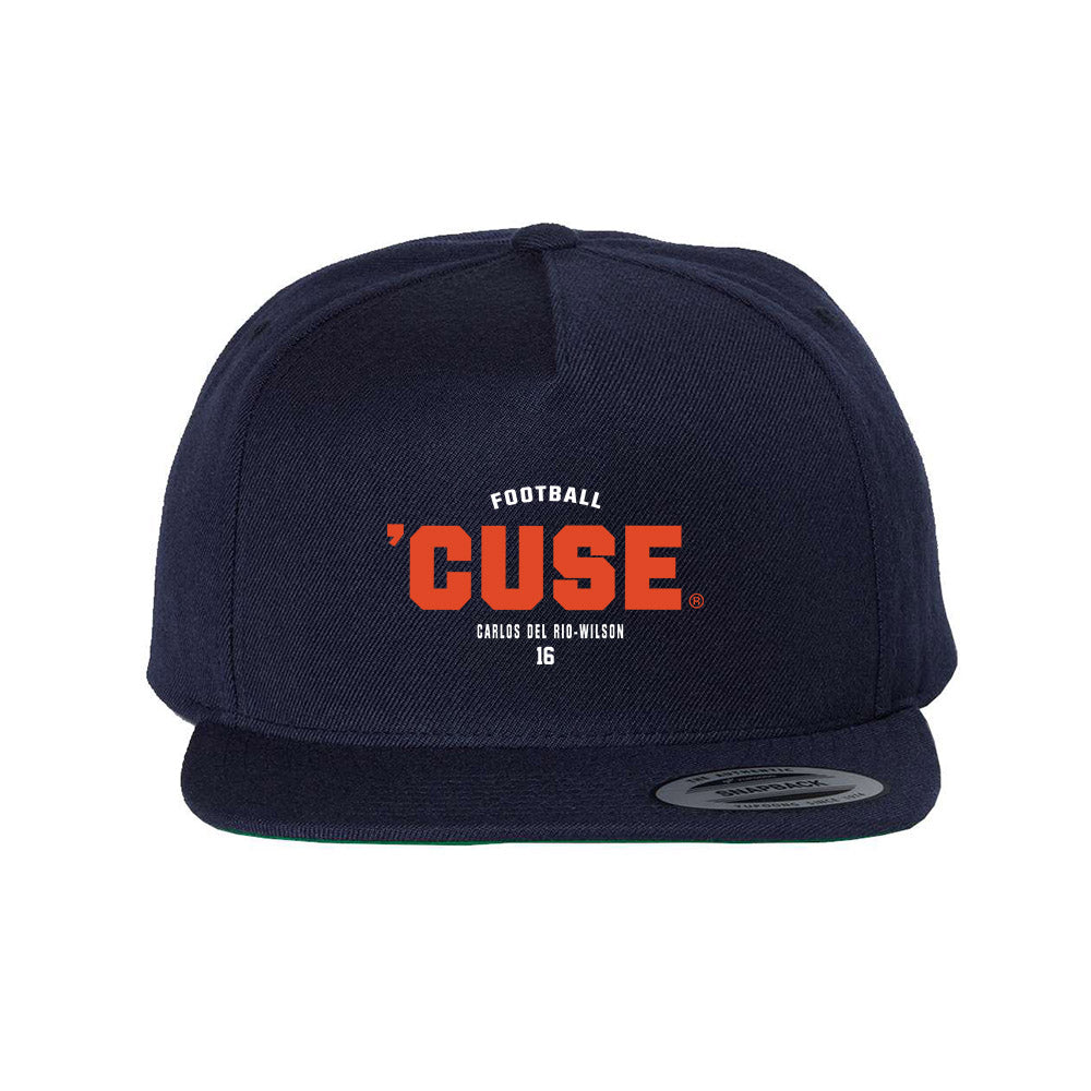 Syracuse - NCAA Football : Carlos Del Rio-Wilson - Snapback Hat