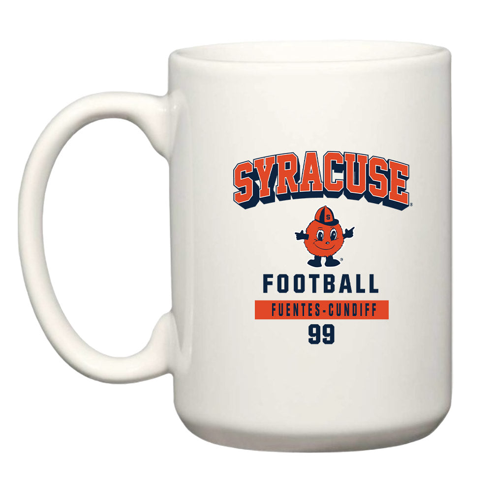 Syracuse - NCAA Football : Elijah Fuentes-Cundiff - Coffee Mug