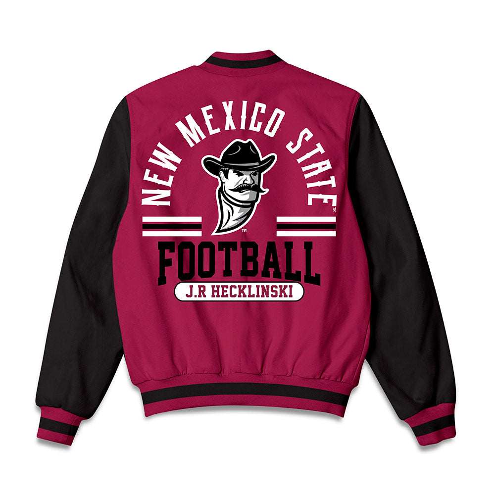 NMSU - NCAA Football : J.R Hecklinski - Bomber Jacket-1