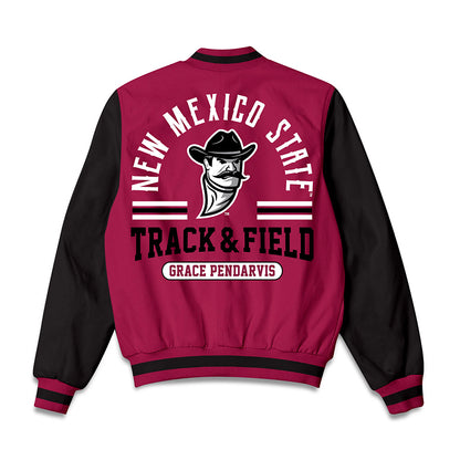 NMSU - NCAA Women's Track & Field : Grace Pendarvis - Bomber Jacket