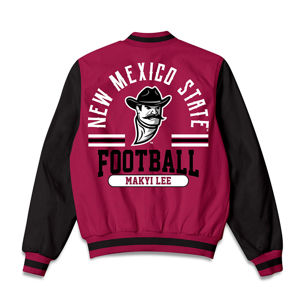 NMSU - NCAA Football : Makyi Lee - Bomber Jacket-1