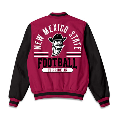 NMSU - NCAA Football : Tj Pride Jr - Bomber Jacket-1