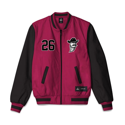 NMSU - NCAA Football : Isaiah Griffin - Bomber Jacket-0