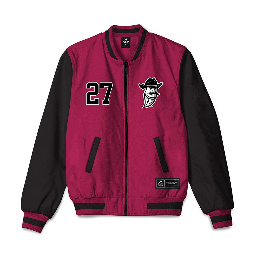 NMSU - NCAA Baseball : Jack Turner - Bomber Jacket-0