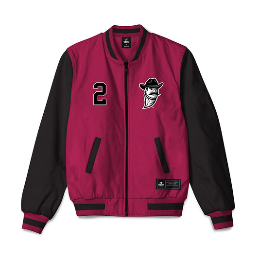 NMSU - NCAA Men's Basketball : Omarr Smith - Bomber Jacket-0