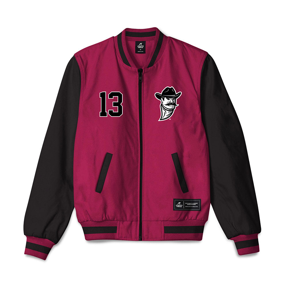 NMSU - NCAA Baseball : Cooper Reese - Bomber Jacket-0