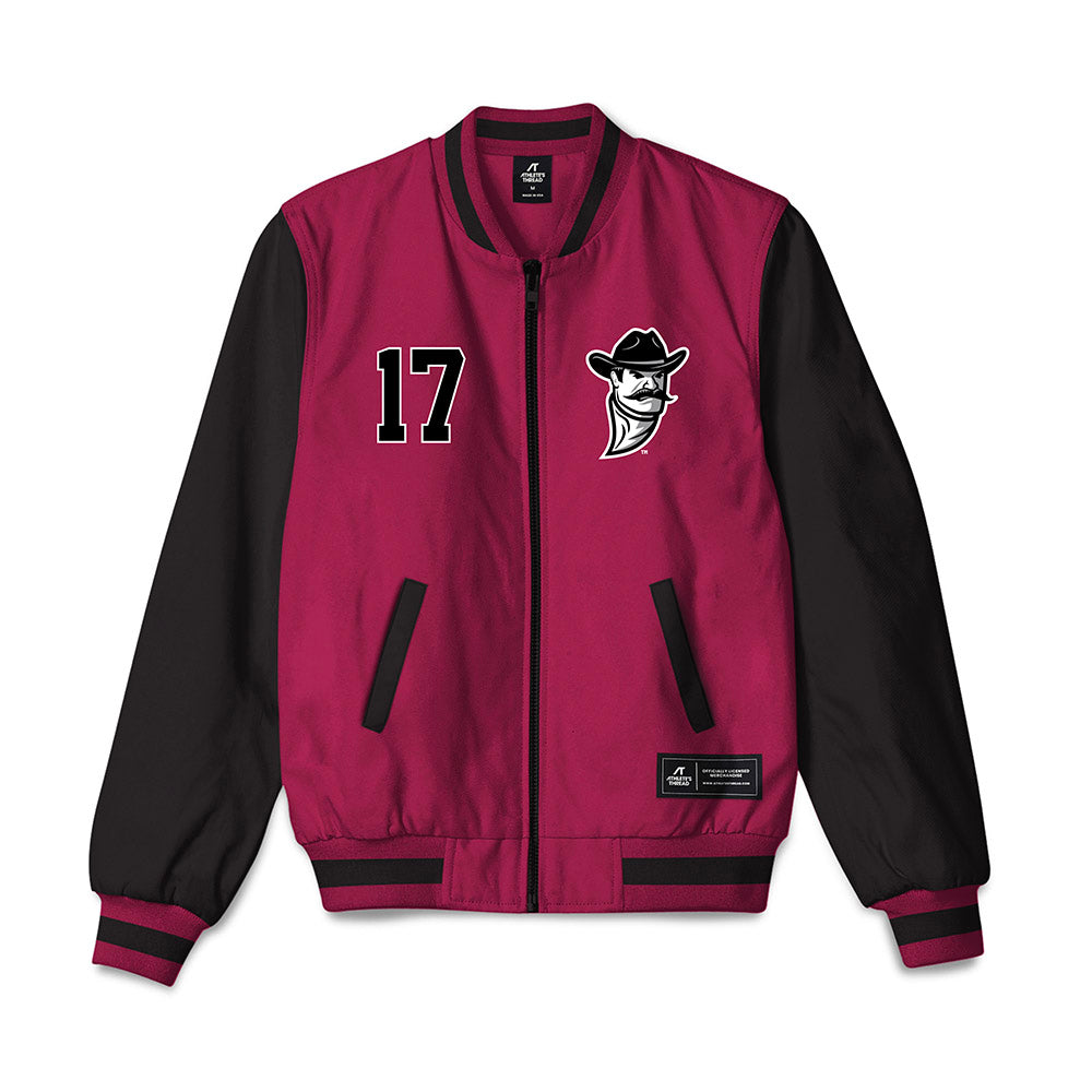 NMSU - NCAA Football : Tj Pride Jr - Bomber Jacket-0