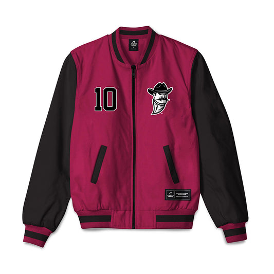 NMSU - NCAA Football : Chance Barron - Bomber Jacket-0