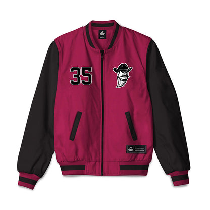 NMSU - NCAA Baseball : Dane Woodcook - Bomber Jacket