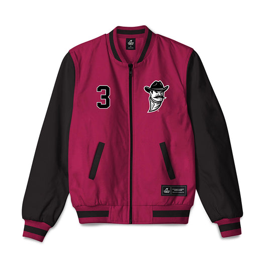 NMSU - NCAA Baseball : Aidan Lombardi - Bomber Jacket-0