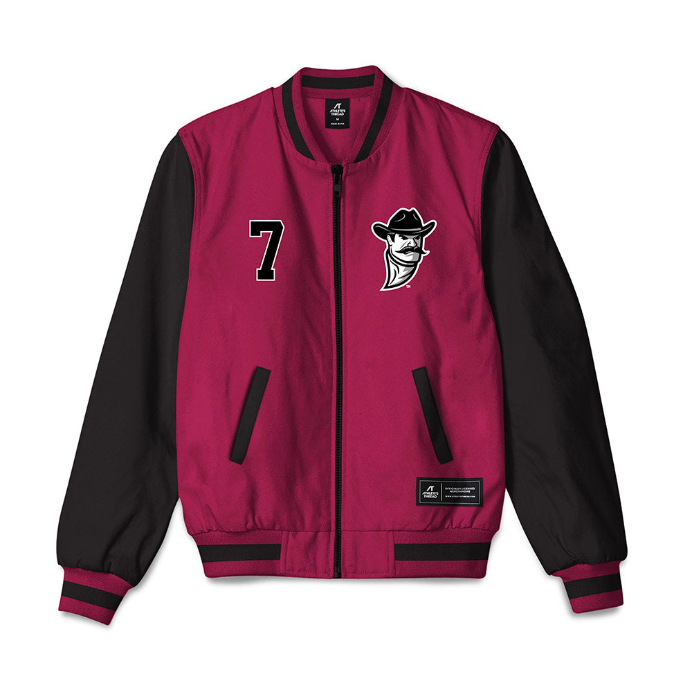 NMSU - NCAA Women's Soccer : Andrea Torres - Bomber Jacket-0