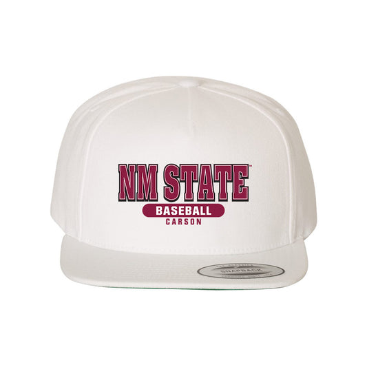 NMSU - NCAA Baseball : Cody Carson - Snapback Hat