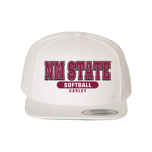 NMSU - NCAA Softball : Riley Carley - Snapback Hat-0