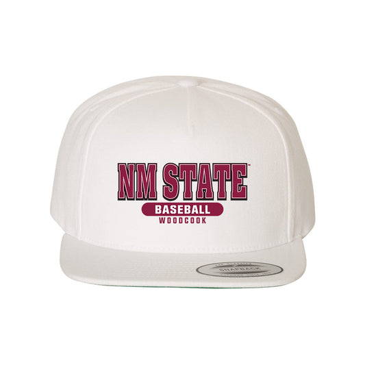 NMSU - NCAA Baseball : Dane Woodcook - Snapback Hat