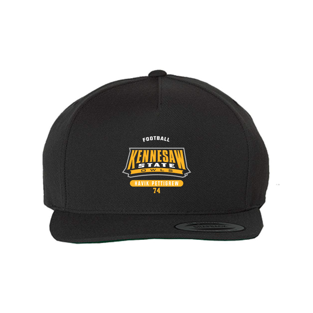Kennesaw - NCAA Football : Havik Pettigrew - Snapback Hat