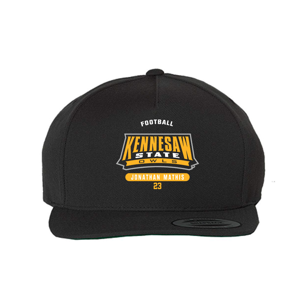 Kennesaw - NCAA Football : Jonathan Mathis - Snapback Hat-0