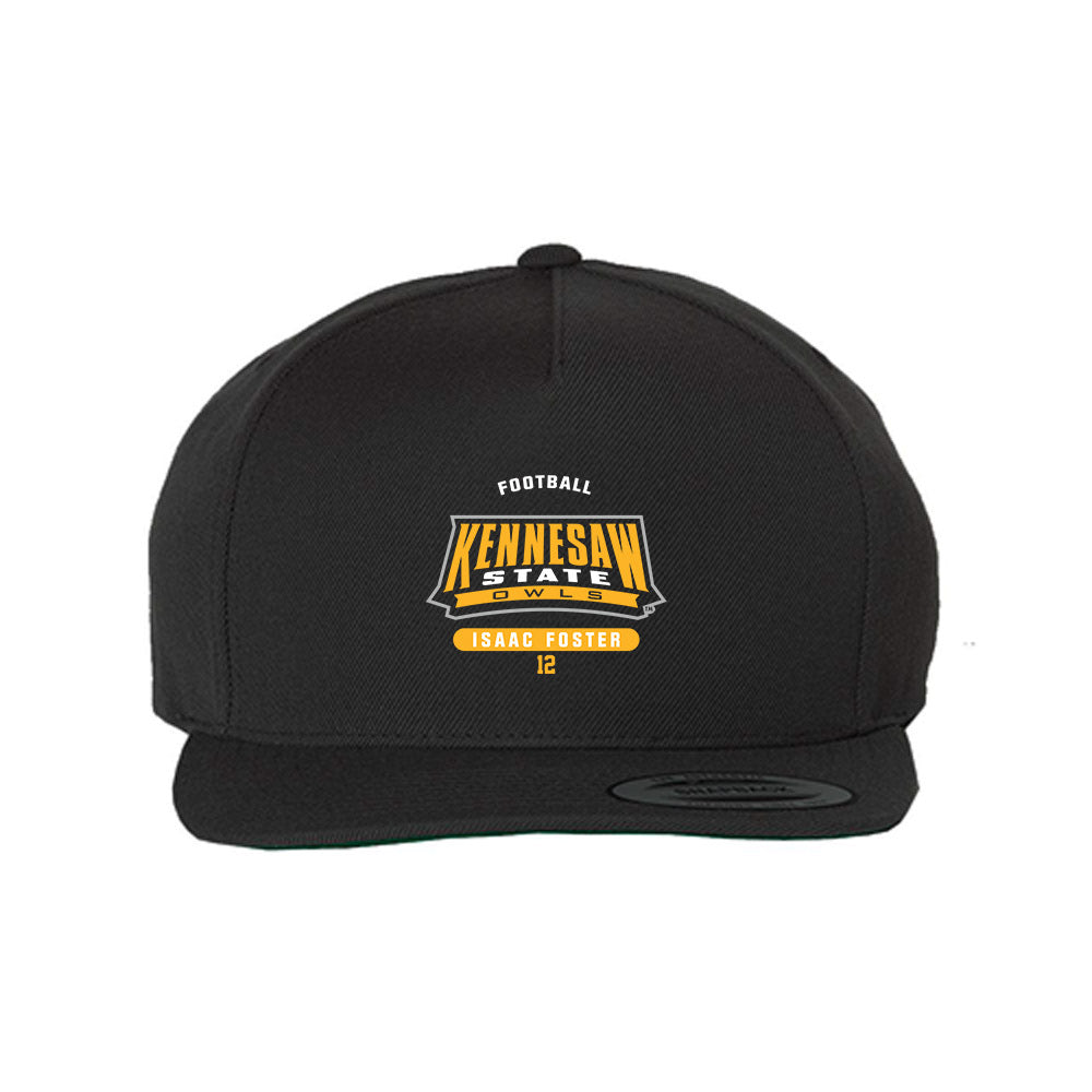 Kennesaw - NCAA Football : Isaac Foster - Snapback Hat
