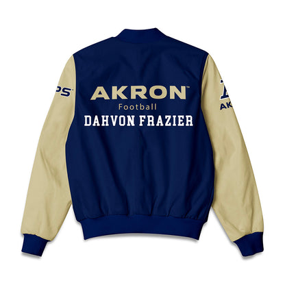 Akron - NCAA Football : Dahvon Frazier - Bomber Jacket