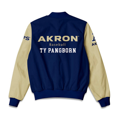 Akron - NCAA Baseball : Ty Pangborn - Bomber Jacket