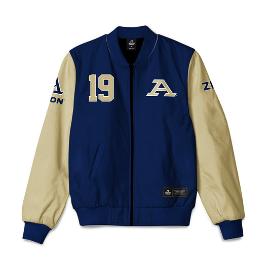 Akron - NCAA Football : adam samaha - Bomber Jacket-0