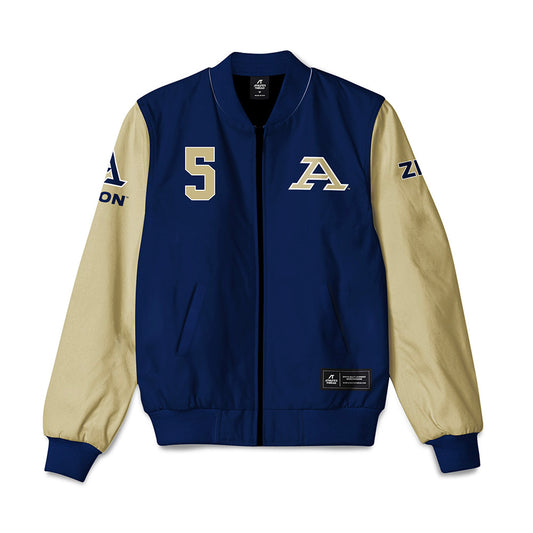 Akron - NCAA Baseball : Charles Schebler - Bomber Jacket-0