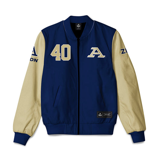 Akron - NCAA Baseball : David Moore - Bomber Jacket