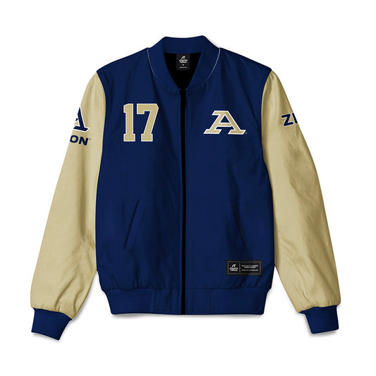 Akron - NCAA Women's Swimming & Diving : Alanis Santiago - Bomber Jacket