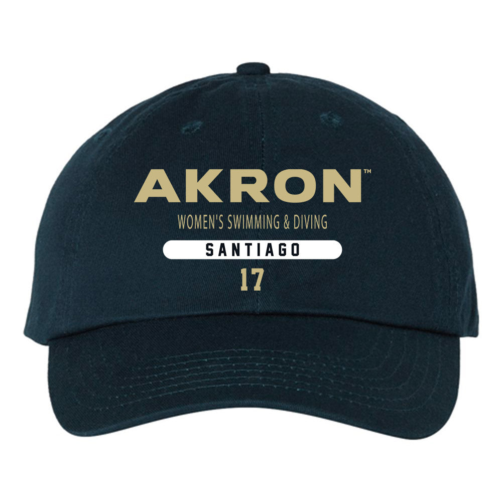 Akron - NCAA Women's Swimming & Diving : Alanis Santiago - Dad Hat
