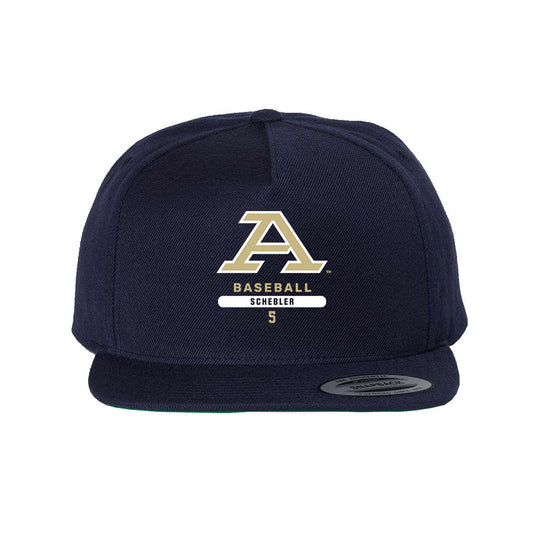 Akron - NCAA Baseball : Charles Schebler - Snapback Hat-0