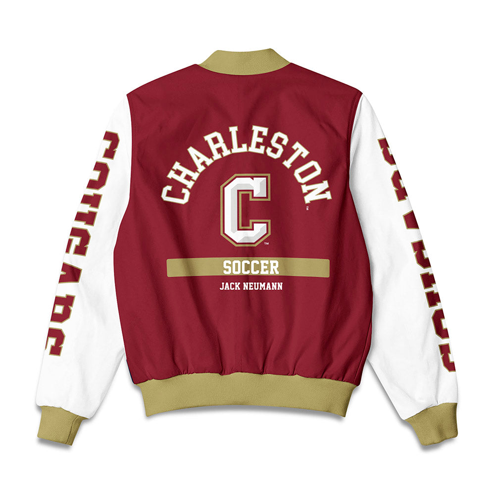 Charleston - NCAA Men's Soccer : Jack Neumann - Bomber Jacket-1
