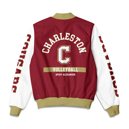 Charleston - NCAA Women's Volleyball : Avery Alexander - Bomber Jacket